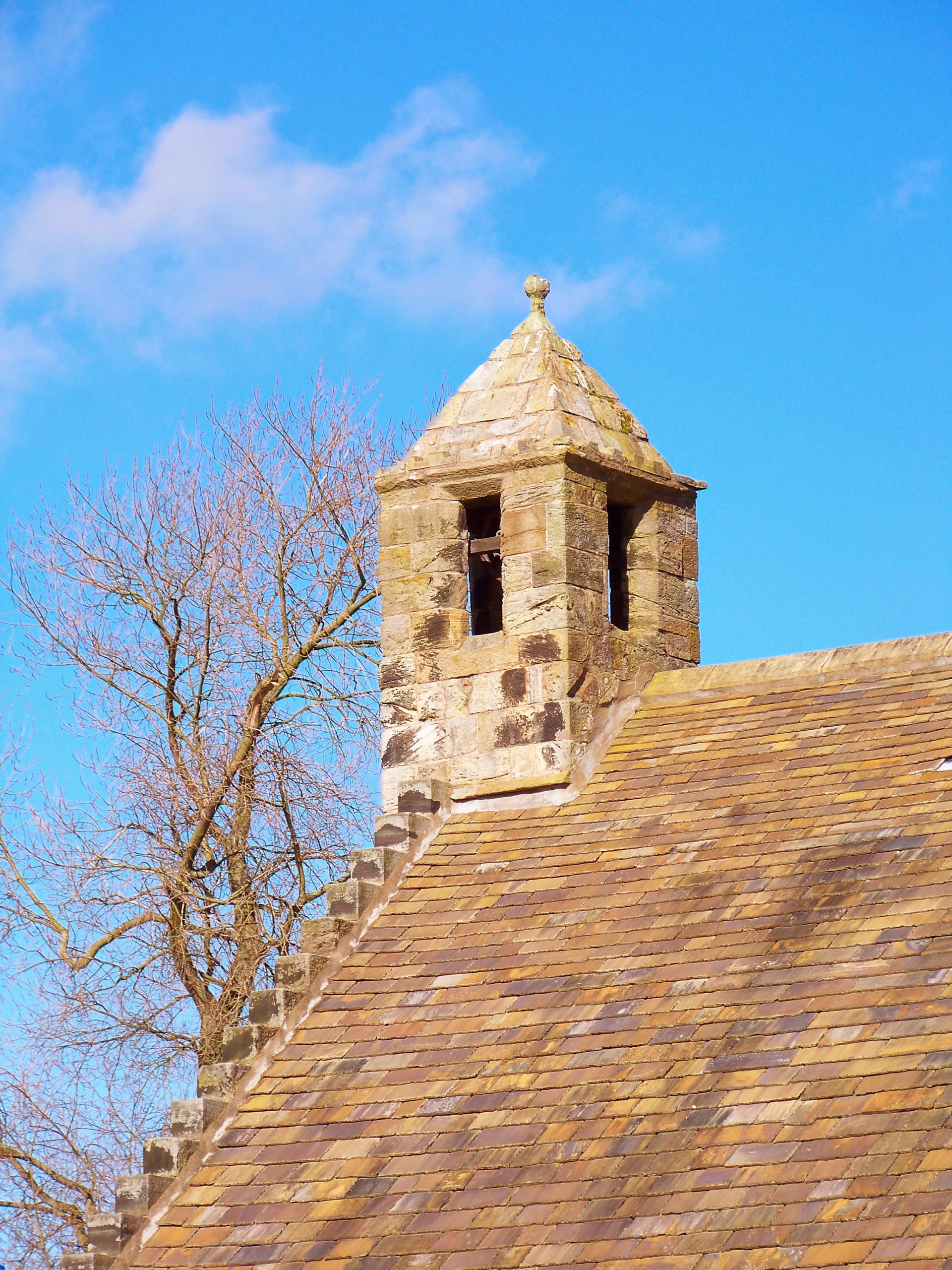 Church bell tower