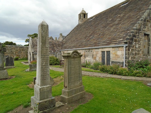 Photo showing grave stones